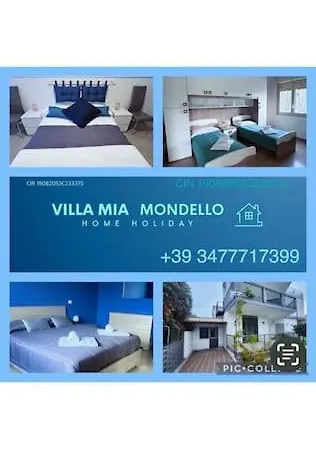 Willa Mia Mondello, 200m To Beach, Private Parking